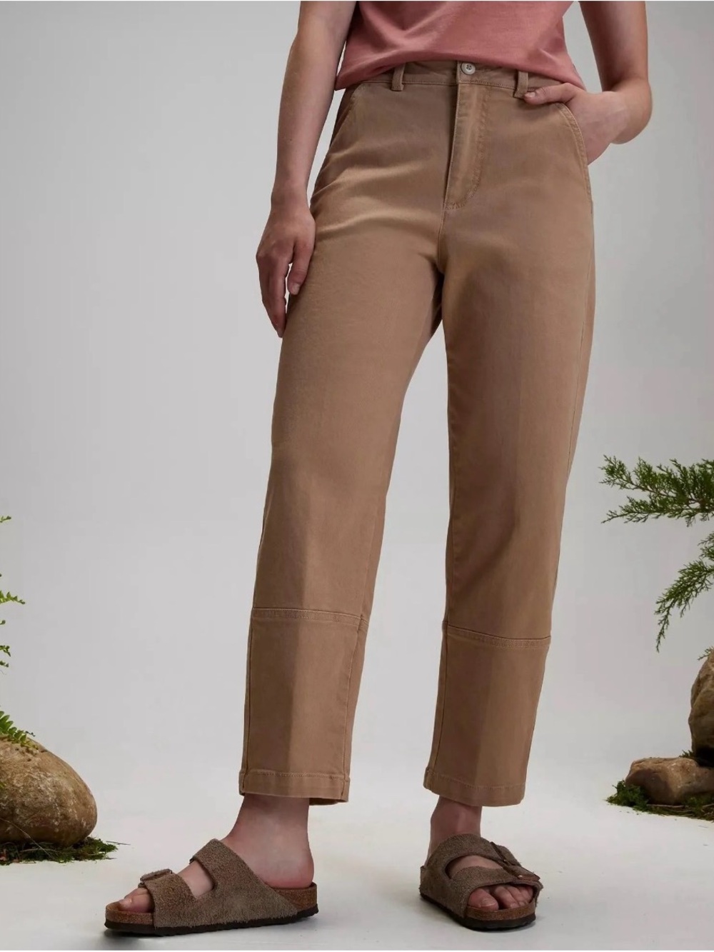 Alpine Design Cropped Barrel Leg Pants in Sahara Sands Sz 12